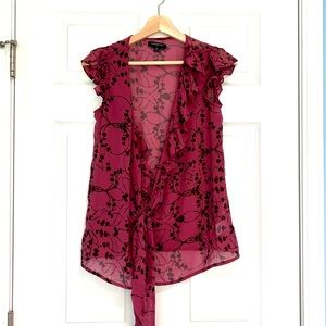 Banana Republic Sleeveless Wrap Top NEW